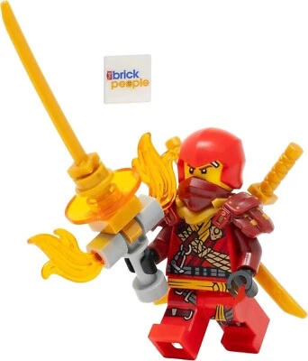 LEGO Ninjago Dragons Rising Season 2 Kai Climber Minifigure with Swords Toy - Image 1 of 4