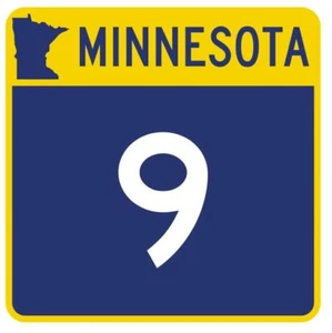 Minnesota State Highway 9 Sticker Decal R4709 Highway Route Sign - Bild 1 von 1