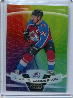 2019-20 O-Pee-Chee Platinum Rainbow Color Wheel #97 Gabriel Landeskog - Image 1 of 2