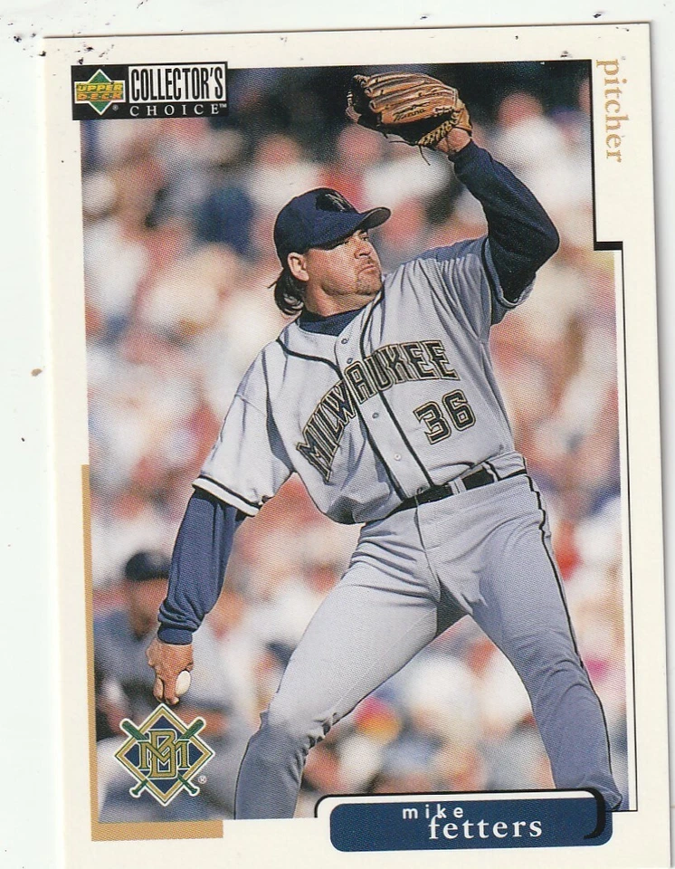 FREE SHIPPING-MINT-1998 Collector's Choice Milwaukee Brewers #152 Mike Fetters - Image 1 of 1