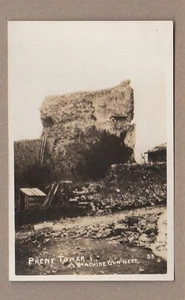 RPPC Vintage Foto Postkarte 1.WK Rauschturm ein Maschinengewehrnest Kriegsszene Karte ! - Bild 1 von 2