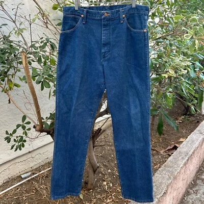 Jeans Wrangler vintage años 90 hechos en EE. UU. para hombre 34x32 Foto 1 de 4