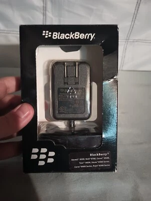 New Original OEM Blackberry Home Wall AC Charger Storm 2, Curve, Tour, Pearl  - Image 1 of 4