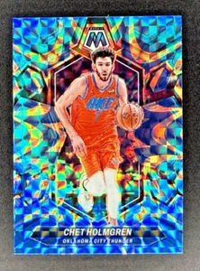 2023-24 Mosaic - Chet Holmgren - Reactive Blue Mosaic - OKC Thunder - #30~ - Picture 1 of 2