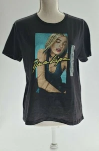 Dua Lipa Short Sleeve Graphic T-Shirt Black Junior's Size Medium - Picture 1 of 4