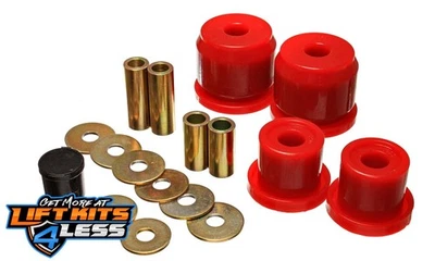Energy Suspension Differential Mount Bushing Set - Red - Rear - Must Reuse Exist - Image 1 of 2