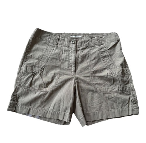 VANS Pantaloncini donna Van Heu taglia 4 verde oliva 6 con cuciture interne con tasche 100% cotone