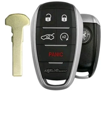Unlocked Original 2017-2024 Alfa Romeo Giulia | Stelvio Smart Key KR5ALFA434 - Image 1 of 4