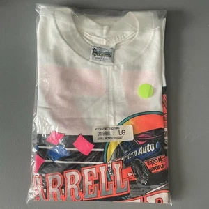 NOS 1992 Darrell Waltrip NASCAR Motorsport Large USA T-Shirt New Old Stock L - Bild 1 von 7