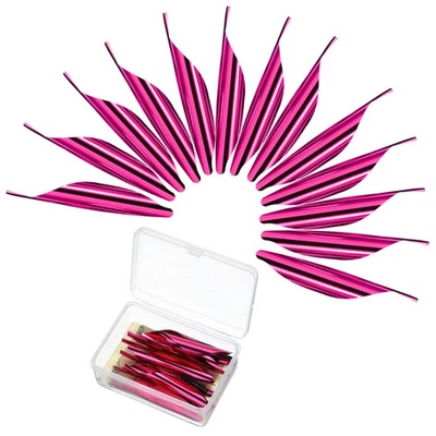 50 paletas giratorias flechas de plástico de 1,8 pulgadas giro derecho, rosa Foto 1 de 4