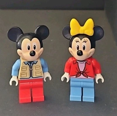 LEGO Disney Minifigures Minnie & Mickey Mouse 10777 Camping Trip Minifigs Only - Image 1 of 4