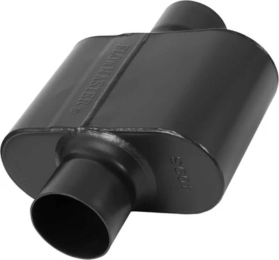 Par de silenciadores con cámara Flowmaster serie Super 10 ovalados 3" entrada/salida central 843015 Foto 1 de 4