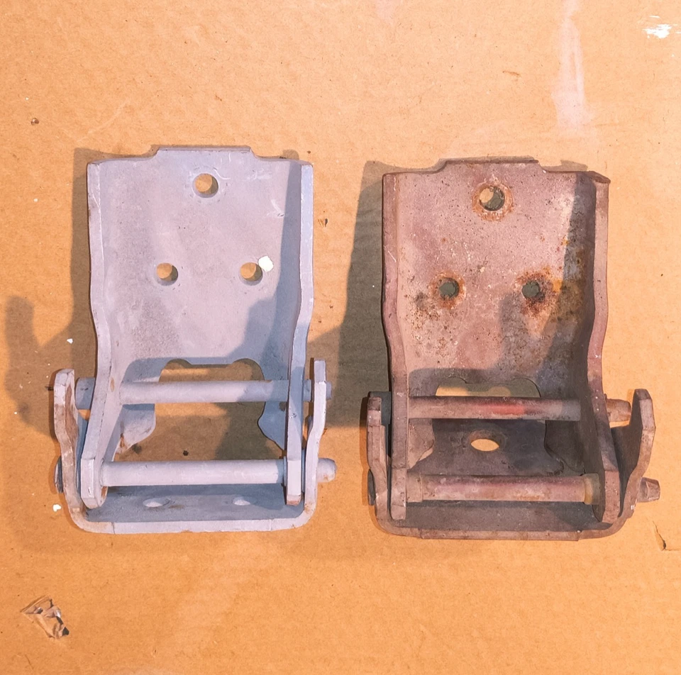 1968 69 70 71 72 Skylark GS Chevelle GTO 442 Cutlass bisagras de puerta superior delantera Foto 1 de 1