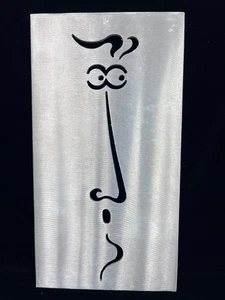 Rockledge Design Studios Christopher Royal Wandpaneele Art Deco Gesicht Aluminium - Bild 1 von 3
