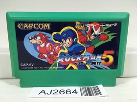 AJ2664 Rockman 5 Megaman Nintendo Famicom NES Japan