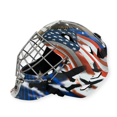 Franklin GFM 1500 EE. UU. Máscara de portero olímpico Casco Hockey ¡NHL! Foto 1 de 4