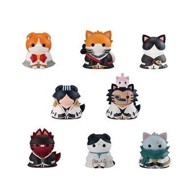 Bleach MEGA CAT PROJECT Thousand-Year Blood Nyan Complete Set of 8 - Image 1 of 4