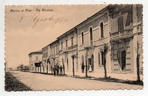 MARINA DI PISA - PISA - Via Minorca - Bella animazione - Viaggiata 1910. - Imagen 1 de 2