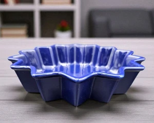 1 Quart Chantal Kobaltblau Stern Kasserolle, Kuchenform, Quiche Backform - Bild 1 von 6