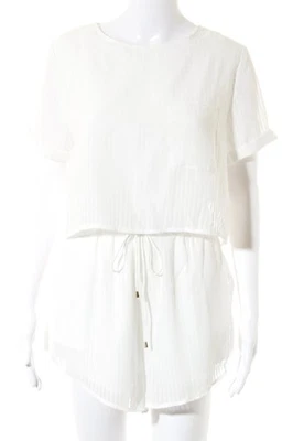 SABO SKIRT Mono Mujeres Pantalón Talla EU 36 blanco Estilo playero - Imagen 1 de 4