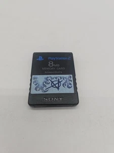 Playstation 2 PS2 Memory Card 8MB OEM - Magic Gate - Black - Picture 1 of 2