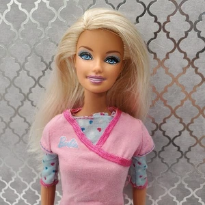 Barbie Ceo Face, Bend Knees, Blonde & Blue Eyes. Redressed (Dress Loose Threads) - Picture 1 of 11
