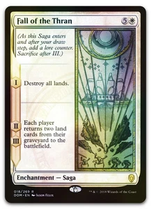 Fall of the Thran #18 (Foil) (LP) Dominaria DOM Magic MTG - Picture 1 of 2