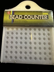 BRAND NEW. SE-3MM: 10x10 BEAD COUNTER TRAY FOR 3MM Beads - Picture 1 of 2