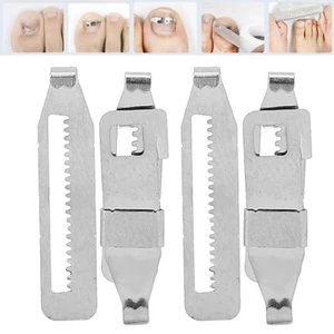 2PCS Ingrown Toenail Corrector Stainless Steel Paronychia Correction Tool Fo BAK - Bild 1 von 24