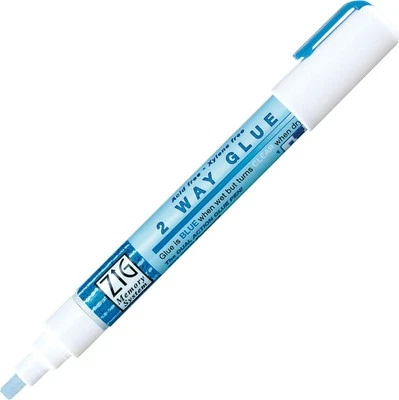 CHARTPAK Kuretake ZIG 2-Way Glue Pen-4mm Chisel Tip MSB15P1P