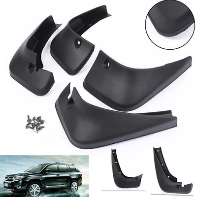 Splash Guards Mudguards Mud Flaps Fenders fit Toyota Highlander 2001-2007 Car - Image 1 of 4