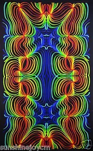 3D Regenbogen Kräuselung Wandteppich Strand Blatt Wandbehang Kunst Tischdecke riesig 60x90" - Bild 1 von 6