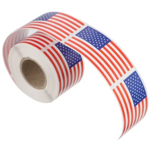 250 Pcs Aufkleber Der Amerikanischen Flagge Scrapbooking Etikett - Photo 1/12