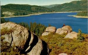 Vintage California CA Postcard Bucks Lake Plumas County  - Picture 1 of 3