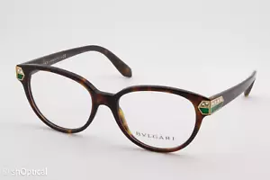 Bvlgari 4136-B 504 weibliche Katzenbrille Gestell dunkel Havanna braun 52 mm - Bild 1 von 10
