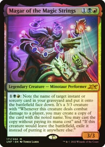 Magic The Gathering Foil Magar of the Magic Strings - Unfinity #171 - Imagen 1 de 1
