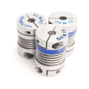 Lote de 3 acopladores de fuelles metálicos Gerwah DKN15-5 mm-1/4" 5 mm x 1/4"" diámetro, 20 mm OD - Imagen 1 de 4