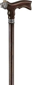 Handmade Lion Cane - Walking Canes for Men & Women - Wooden - Picture 1 of 5