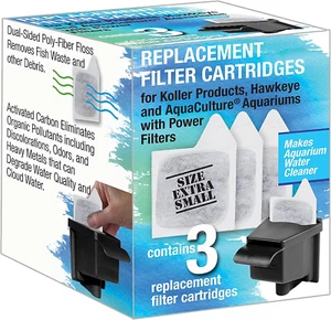 Replacement Filter Cartridges - XS, 3-Pack, White - Picture 1 of 12
