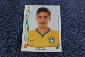 2014 FIFA World Cup Panini Sticker #43 Hernanes Brazil
