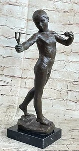 SIR WILLIAM REID DICK R.A. BRITISH NUDE A RARE BRONZE FIGURE OF `SLING - Picture 1 of 10