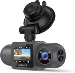 COOAU 4K Dashcam mit GPS WiFi Front und Innen Auto Kamera Recorder G-Sensor - Bild 1 von 9