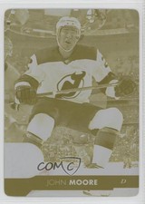 2017-18 Upper Deck Printing Plate Yellow 1/1 John Moore #360 f5g