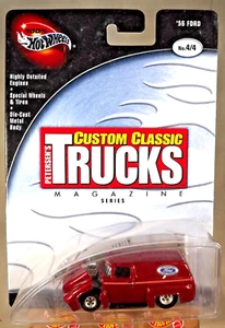 2002 Hot Wheels 100% Custom Classic Trucks Magazine Series 4/4 '56 FORD Orange - Picture 1 of 6