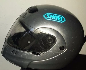 4X SHOEI REFLEKTIERENDE AUFKLEBER HELM MOTORRAD  - Bild 1 von 4