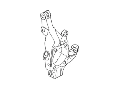 517152C600 Genuine KNUCKLE-FRONT AXLE,LH For Hyundai Tiburon 2006 /Fedex - Image 1 of 2