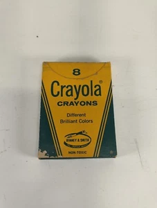 Vintage Crayola Crayons Binney & Smith Pack Of 8 - Picture 1 of 3