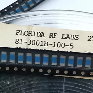 Florida RF Labs 81-3001B-100-5 (x10) 100Ω 5W Terminator resistenza chip di alimentazione BeO - Foto 1 di 4