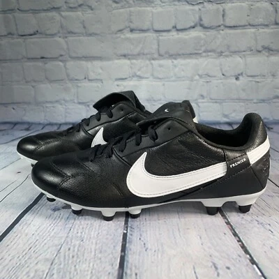 Nike Premier III 3 FG Soccer Cleats Black White AT5889-010 Mens Sz 6.5 Women's 8 - Image 1 of 4