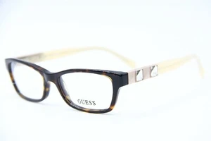 NEW GUESS GU 2414 TO HAVANA BEIGE AUTHENTIC FRAMES RX EYEGLASSES GU2414 50-16 - Picture 1 of 3